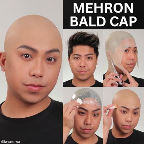 Mehron Makeup Professional Bald Cap - Character Stage & Costume Accessories