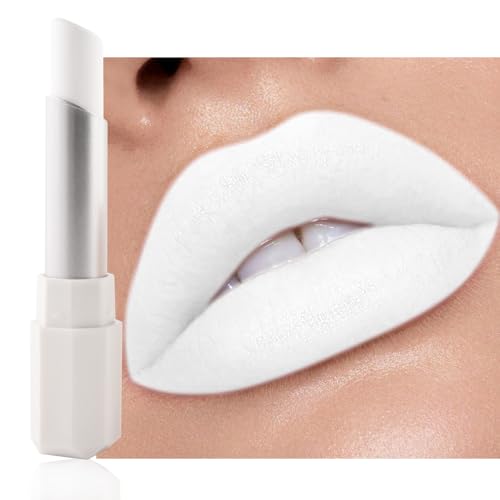 White Matte Lipstick Stick for Women - Halloween & Creative Makeup - Variation 02