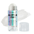 Multi-Use White Roll-On Face & Body Glitter Stick - Moisturizing & Brightening - Portable Cosmetic
