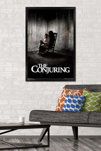 Conjuring Wall Poster - Black Framed 22.375 x 34 Inches Room Decor - Satin Finish