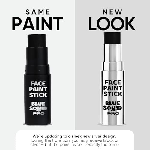 Black Face Paint Stick - Waterproof Body & Eye Makeup for Sports & Cosplay