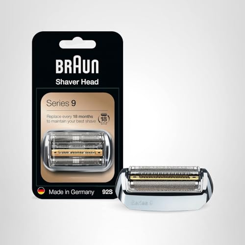 Series 9 Men's Electric Shaver Head ORIGINAL Replacement Blade, Silver 92S