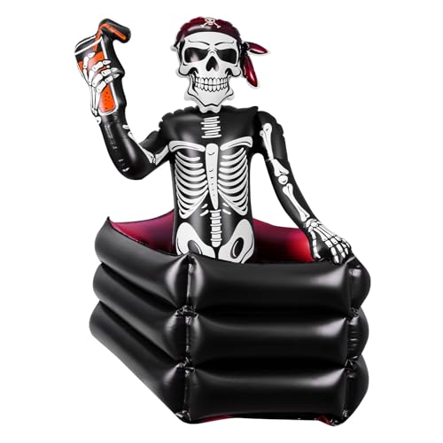 39 Inch Halloween Skeleton Inflatable Cooler for Party Drinks
