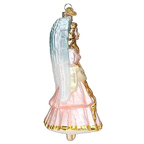 Nativity Angel Christmas Ornament Glass Handcrafted Holiday Decoration