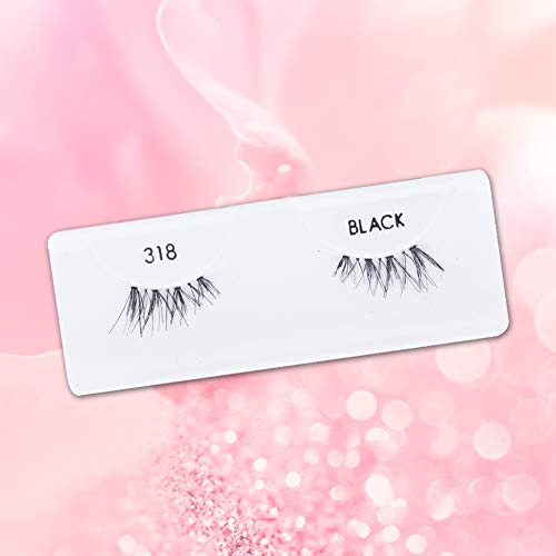 Accent Half Lashes 318 Natural Wispy Cat Eye False Eyelashes - 4 Pack