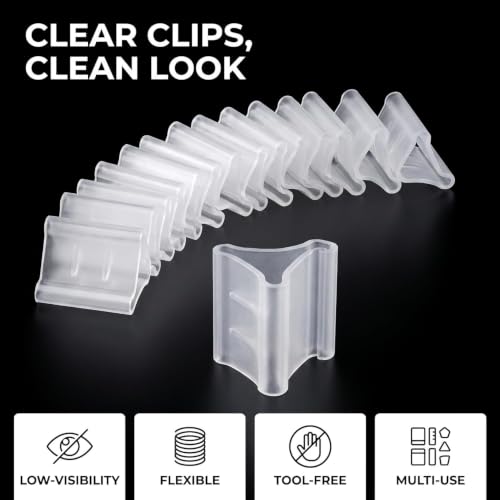 100 Pieces Transparent Balloon V-Shaped Clips for Wedding & Party Decorations