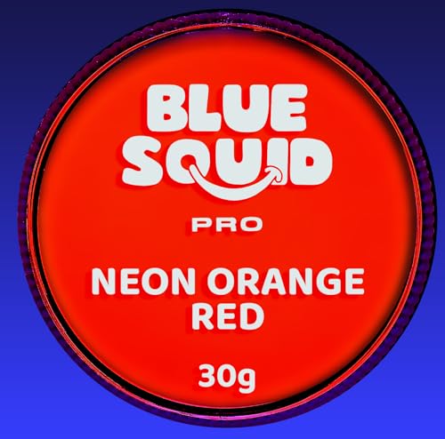 Neon Orange Red Face & Body Paint - Water Based, Professional Makeup, 30g - Variation of THIS listing