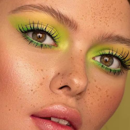 25 Colors Eyeshadow Palette - Green Variation, Highly Pigmented, Long-Lasting & Blendable Makeup for Day & Night