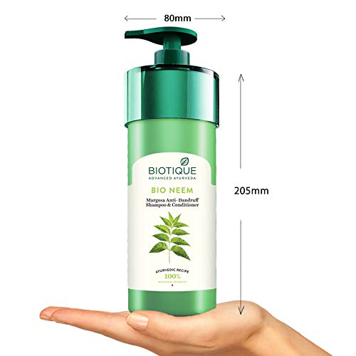 Biotique Bio Margosa Anti-Dandruff Shampoo and Conditioner, 800ml