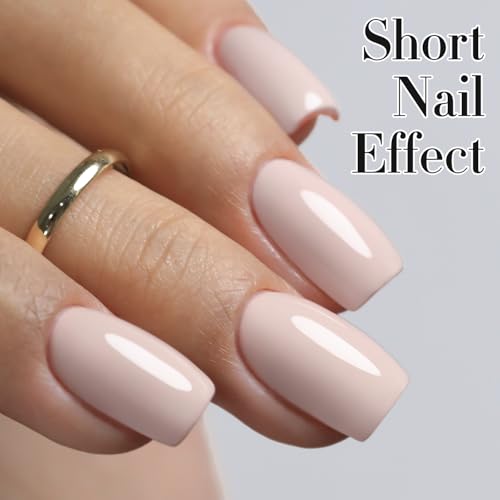 Nude Pink Gel Nail Polish 15ML - Same Color & Bottle Soak Off Manicure