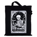 Black Gothic Tote Bag for Women Halloween Trick or Treating