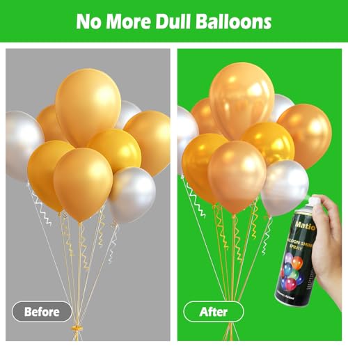 Balloon Shine Spray - Long-Lasting Gloss for Latex Balloons 16oz