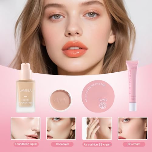 Complete 25-Piece Makeup Kit for Women and Teens - All-in-One Cosmetic Set
