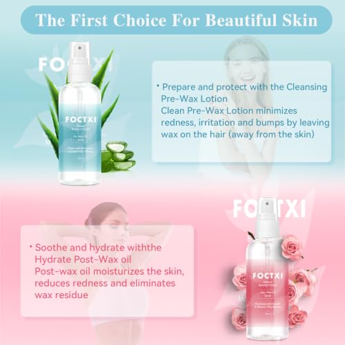 Multicolor 2-Bottle Wax Care Kit - Pre & Post Wax Cleansing & Oil Spray