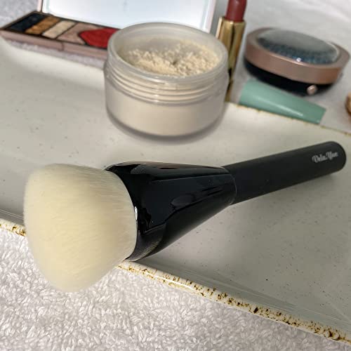 Large Foundation Makeup Brush - Vegan Synthetic Bristles, Professional Face Tool