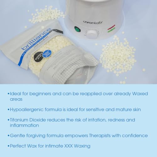 Hard Wax for Hair Removal - Sensitive Skin, Stripless, 28.2 oz Beads