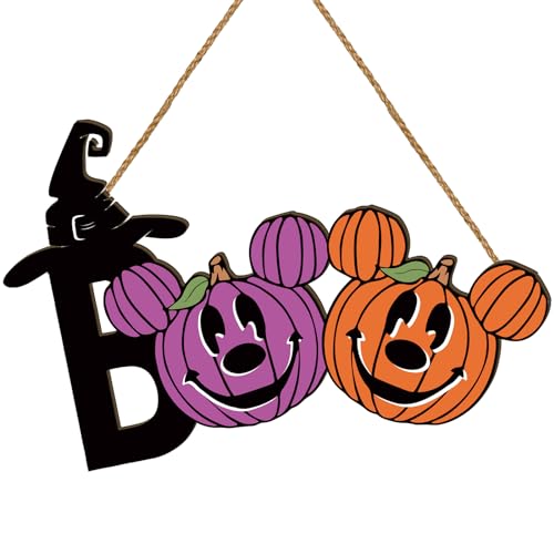 Halloween Wreath 12x7.5 Inch Spooky Home Decoration - Fall Seasonal Decor