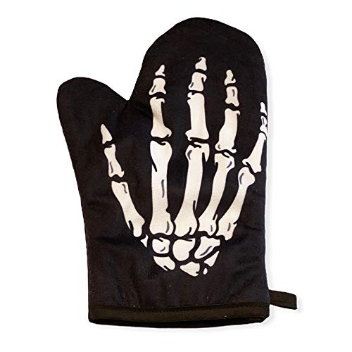 Skeleton Hand Oven Mitt - Funny Bones Halloween Party Novelty Kitchen Accessory - Variation of THIS listing