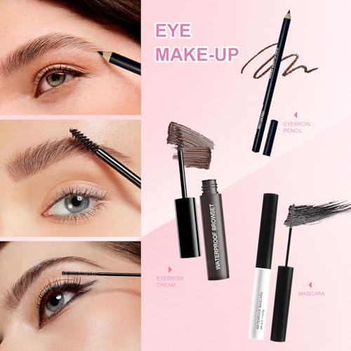 All-in-One Makeup Kit for Women Teens & Beginners - Full Face Set with Brushes & Accessories