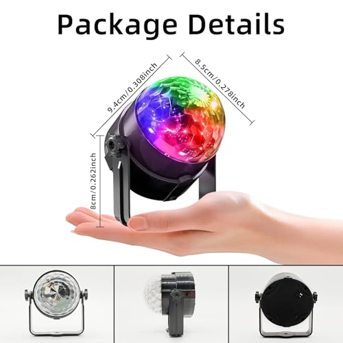 Bronze 2-Piece Voice Controlled Party Lights with Remote – Multi-Color LED String Lights