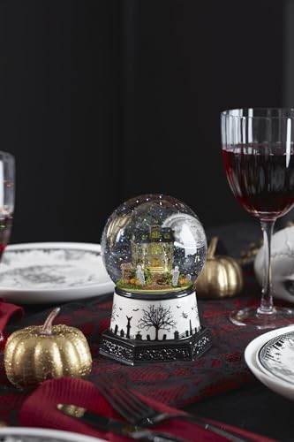 Lenox Haunted Village Light-Up Snow Globe - Water Globe Halloween Decor