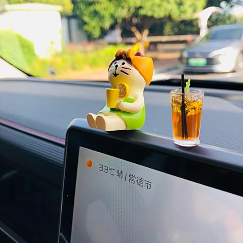 Mini Cat Car Dashboard Decorations - Variation B2