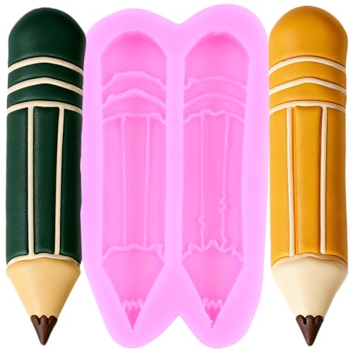 Back To School Pencil Silicone Mold - Style H, Cake & Candy Decoration