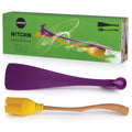 OTOTO Witchin Basting Brush & Silicone Spatula Set - Halloween Gothic Kitchen Gift