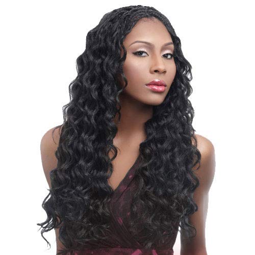 Harlem125 Synthetic Hair Braids Kima Braid Ocean Wave 20" (4-Pack, P1B/30)
