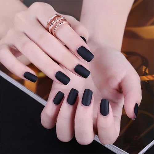 Black Matte Nail Polish - Quick Dry Velvet Finish 10ml | Variation: 0.34 Fl Oz