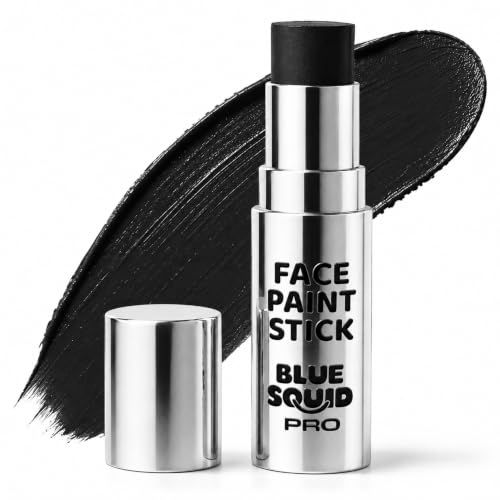 Black Face Paint Stick - Waterproof Body & Eye Makeup for Sports & Cosplay