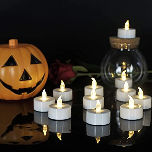 Battery Operated Flameless Tea Lights - Warm White 200 Pack for Decoration - Variation of THIS listing