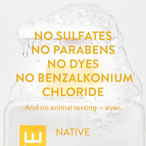 Native Liquid Hand Soap - Sparkling Lemon & Tangerine, 13 oz Bottle, Non-Drying & Plant-Based