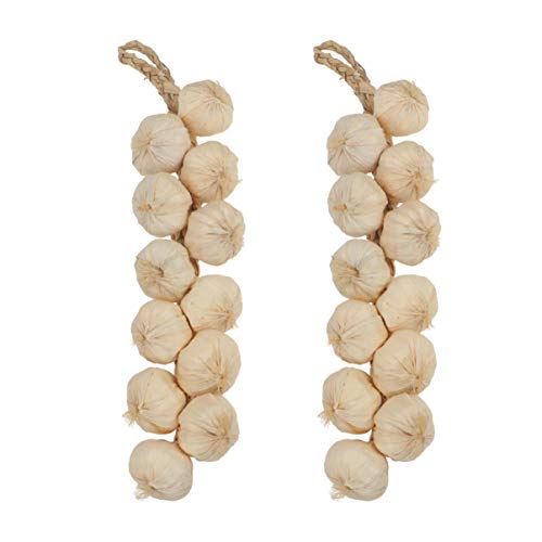 Fake Garlic Hanging String Decor for Photography and Home Office