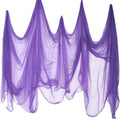 Halloween Purple Cheesecloth Fabric Roll - 84.65 x 590.55 Inch for DIY Decorations