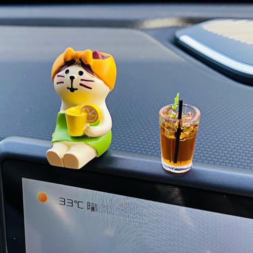 Mini Cat Car Dashboard Decorations - Variation B2