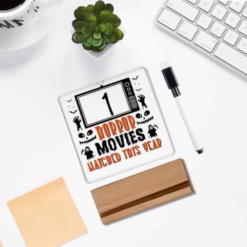 Halloween Horror Movie Tracker Sign Acrylic Countdown Decor - Variation of THIS listing