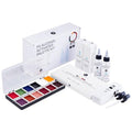 Alcohol-Activated Makeup Kit - 12-Color SFX Palette + Activator & Remover for Wounds & Halloween
