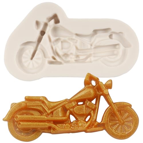 Motorcycle Fondant Molds - Silicone Cake Decorating & Chocolate Mold - Style A