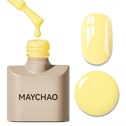 Gel Nail Polish - Goose Yellow, Bright Pastel, 15ml, UV & LED Soak-Off