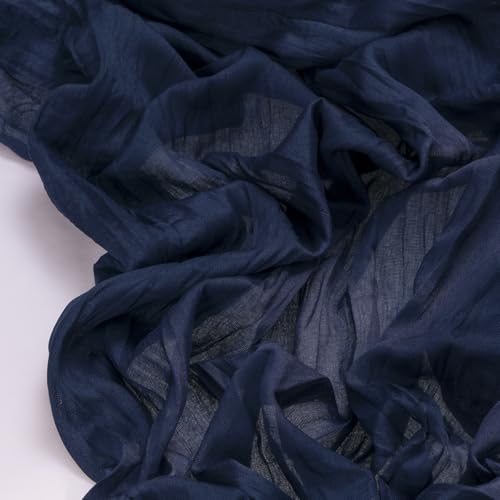 Navy Cheesecloth Table Runner 10ft Fall Boho Wedding Party Decor