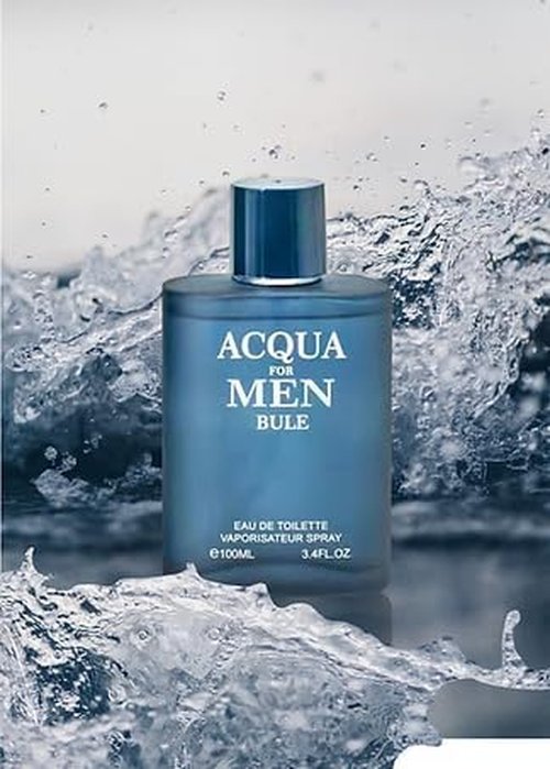 Acqua Cologne for Men - Fragrance Set with Bergamot, Jasmine & Cedarwood | 3.4oz x 3pcs