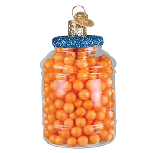 Christmas Glass Blown Ornament - Whimsical Cheese Balls Snack Collection Holiday Decor