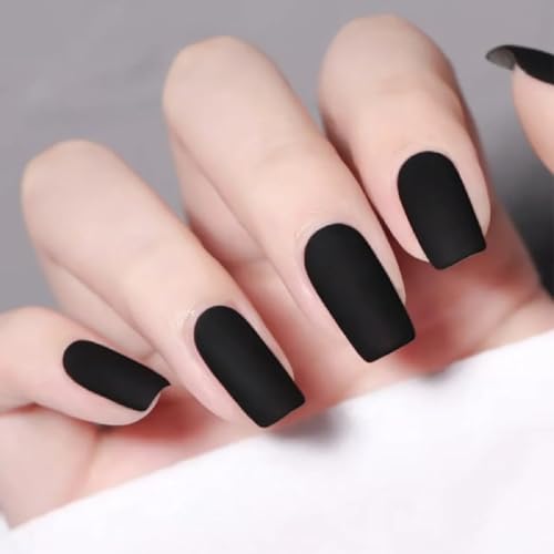 Black Matte Nail Polish - Quick Dry Velvet Finish 10ml | Variation: 0.34 Fl Oz