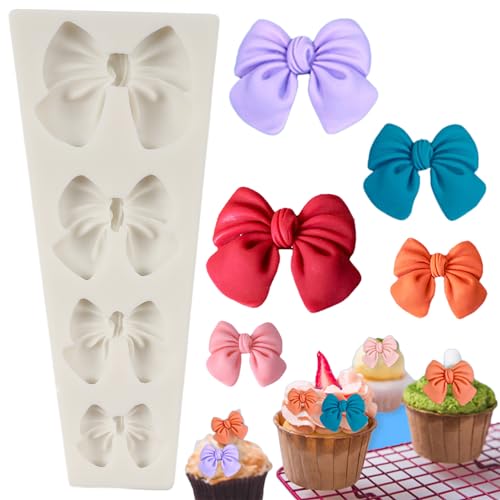 Bowknot Silicone Mold for Cake Decorating Chocolate & Fondant - Style C