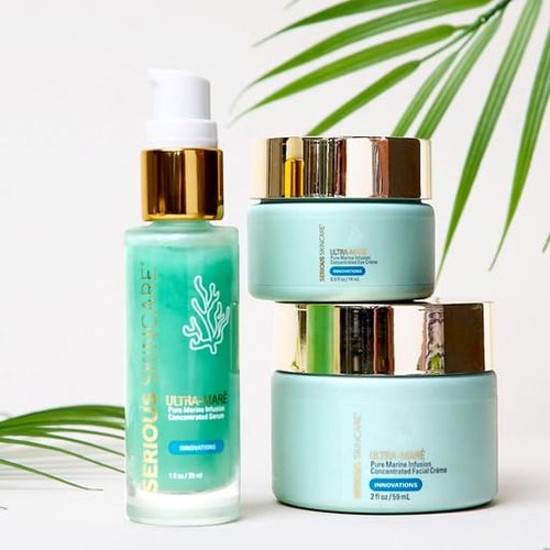 Serious Skincare - Ultra-Mare Pure Marine Infusion Eye Cream - Revitalizing Peptides - 0.5 oz