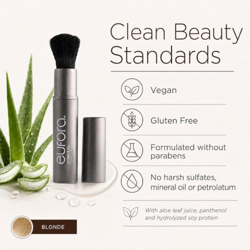 Eufora Conceal Root Touch Up Blonde - Hair Color Powder for Gray Coverage