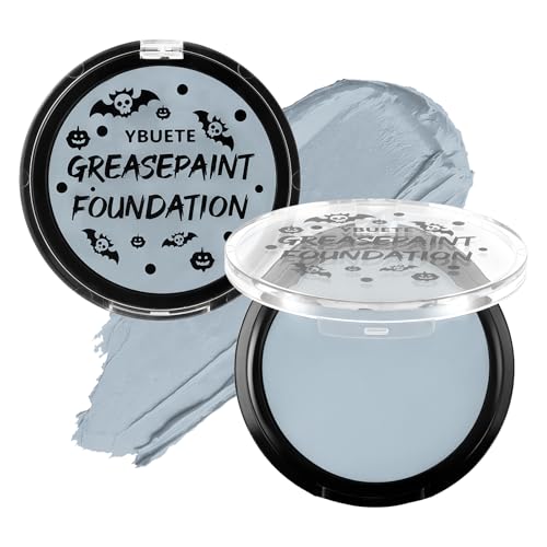 Oil-Based Face Body Painting Foundation - Grey, Waterproof Halloween SFX