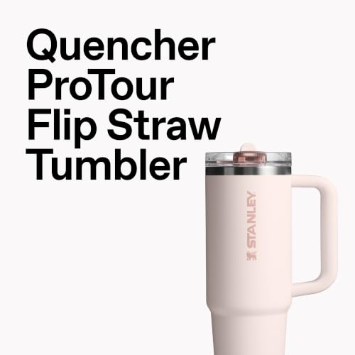 Hydration Tumbler 30 oz Flip Straw Leakproof Stainless Steel - Hot Coral Fade