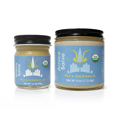 Organic Arnica Salve - Moisturizing Herbal Skincare Balm, 1 oz - Handmade